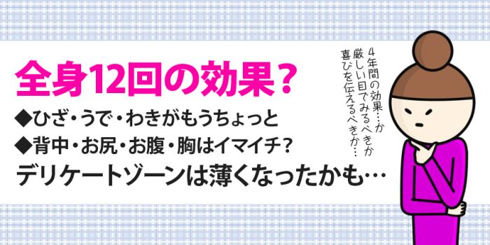 全身12回の効果は？